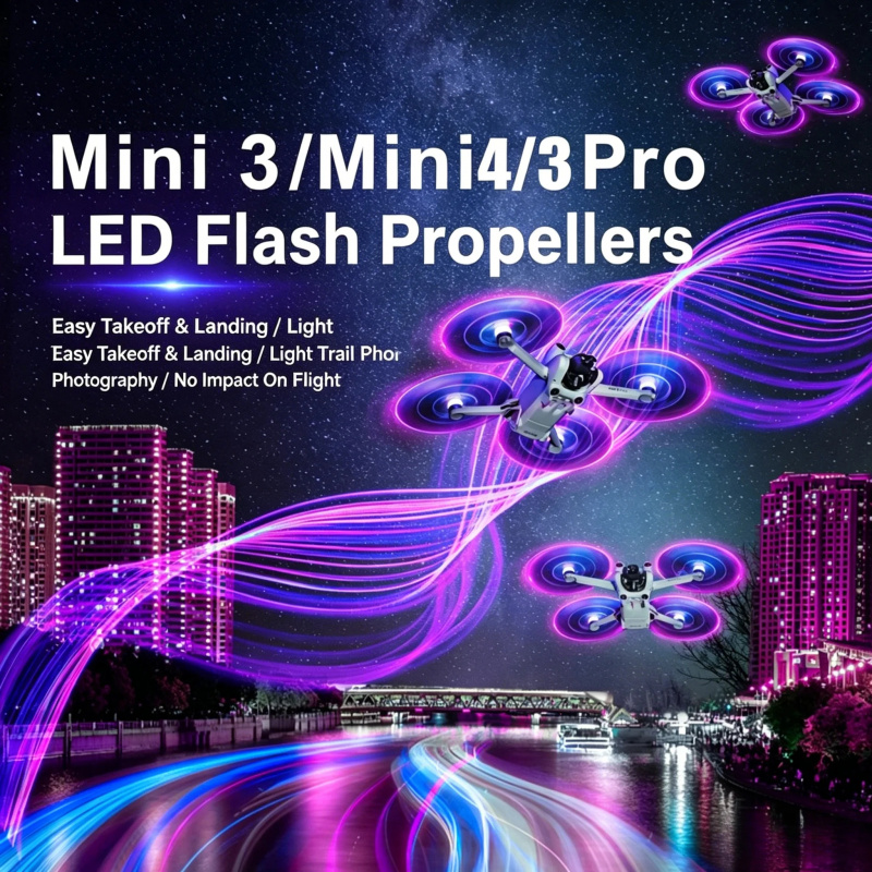 Dji Drone Air 3 - 2Pairs LED Flash Propeller for DJI