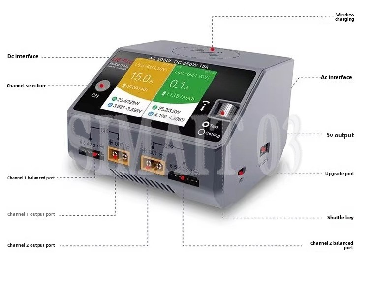 HOTA D6 Pro Smart Balance Char - Drone Battery Smart review and price