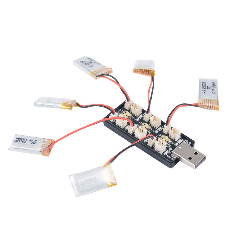 6CH USB 1S LiPo/LiHv 3.7V/4.2V - Drone Battery Connector review and price