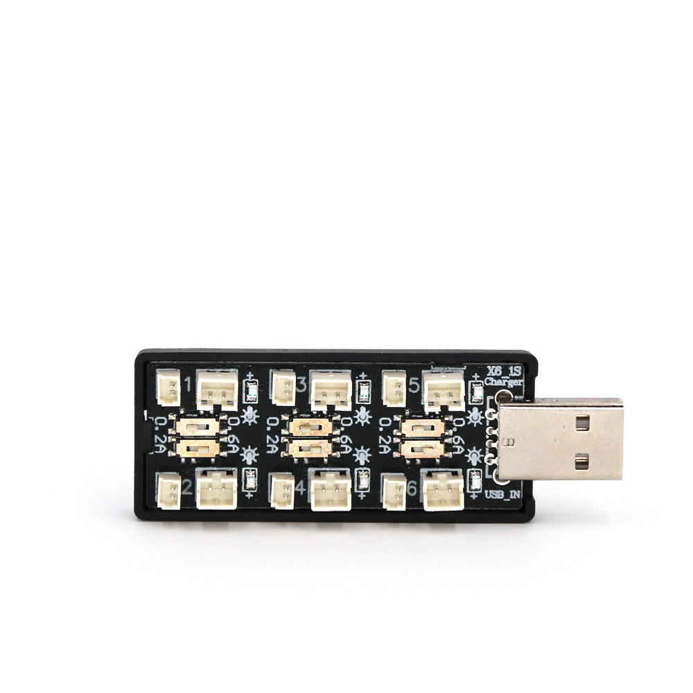6CH USB 1S LiPo/LiHv 3.7V/4.2V - Drone Battery Connector review and price